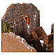 Moinho de água em miniatura com bomba, parede rochosa de cortiça, para presépio com figuras altura média 10-12 cm; 18x20x13 cm s2