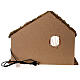 Rustic nativity stable lights 38x50x23 cm for 10-12 cm nativity s4
