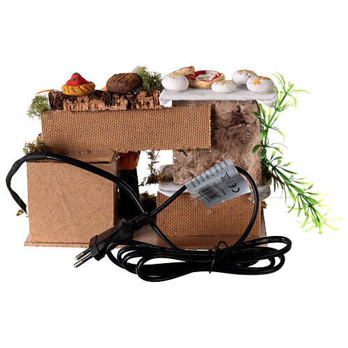 Scenografia szopki – Pizzaiolo z ruchem 15x20x14 cm, do szopki 14 cm 4