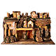 Ambientazione villaggio cascata luci presepe 10 cm con natività 50X80X50 cm s5
