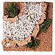 Strada sterrata tratto curva presepe 10 cm s1