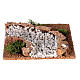 Strada sterrata tratto curva presepe 10 cm s3