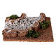 Strada sterrata tratto curva presepe 10 cm s4
