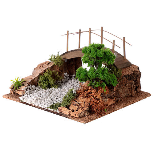 Dirt road under a bridge for Nativity Scene of 8-10 cm 2