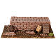 Brick base with stairs for Nativity Scene 25x20x5 cm s1