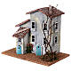 House in 19th century style with tree for Nativity Scene of 6 cm 15x25x20 cm s3