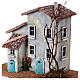 Dworek z XIX wieku, drzewo, do szopki 6 cm, 15x25x20 cm s2