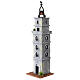 Bell tower figurine 1800s style H 35 cm, for 6 cm nativity set s3
