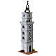 Bell tower figurine 1800s style H 35 cm, for 6 cm nativity set s4