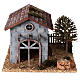 Barn with farmyard and tree for Nativity Scene of 6 cm 25x30x20 cm s4