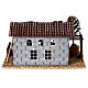 Barn with farmyard and tree for Nativity Scene of 6 cm 25x30x20 cm s5