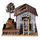 Barn with farmyard and tree for Nativity Scene of 6 cm 25x30x20 cm s6