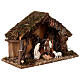 Stable with manger and straw for Moranduzzo's Nativity Scene of 10 cm 15x35x20 cm s3