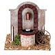 Fountain with embossed arch for Nativity Scene of 8 cm 10x10x10 cm s1