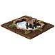 Big lake with pier for Nativity Scene of 6 cm s3