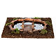 Lago grande con pontile presepe 6 cm s5