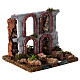 Stretch of river with aqueduct ruins, nativity scene 4-6 cm s3