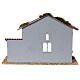 Nativity stable in 800-year style 30x40x20 cm for 10/12 cm Moranduzzo statues s5