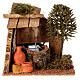 Fontanna z dzbankami i drzewem, do szopki 8 cm s1
