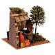 Fountain with vase and tree 8 cm nativity s3