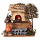 Oven with pietra serena steps for Nativity Scene of 10 cm 15x15x15 cm s1