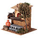 Oven with pietra serena steps for Nativity Scene of 10 cm 15x15x15 cm s2
