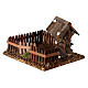 Enclosure with manger for horses for Nativity Scene of 10 cm 10x15x15 cm s2