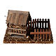 Enclosure with manger for horses, 10 cm nativity 10x15x15 cm s4