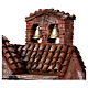 Chiesa per presepe 12 cm campane 55x45x25 s2