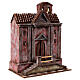 Chiesa per presepe 12 cm campane 55x45x25 s4
