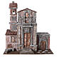 Chiesa per presepe rustico 12 cm 60x60x35 s1