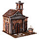 Church in Neapolitan rustic style for Nativity Scene with 12 cm characters 45x35x35 cm s5