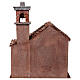 Church in Neapolitan rustic style for Nativity Scene with 12 cm characters 45x35x35 cm s7