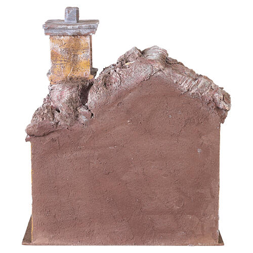Chiesa presepe 12 cm stile napoletano rustico 45x35x35 6