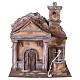 Chiesa presepe 12 cm stile napoletano rustico 45x35x35 s1