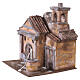 Chiesa presepe 12 cm stile napoletano rustico 45x35x35 s5