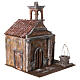 Church for rustic style Nativity Scene with 12 cm figurines 45x35x35 cm s4