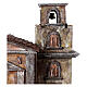 Church with bell tower for Nativity Scene with 12 cm characters 50x45x35 cm s2