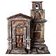 Chiesa campanile presepe 12 cm 50x45x35 s1