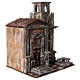 Chiesa campanile presepe 12 cm 50x45x35 s4