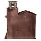 Chiesa campanile presepe 12 cm 50x45x35 s5