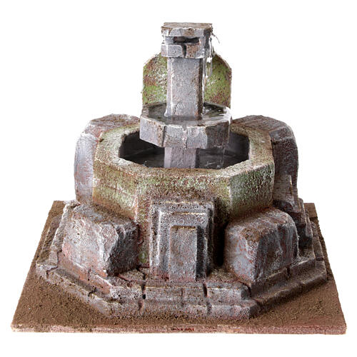 Fountain with water pump for Nativity Scene of 10-12 cm 20x25x25 cm 1