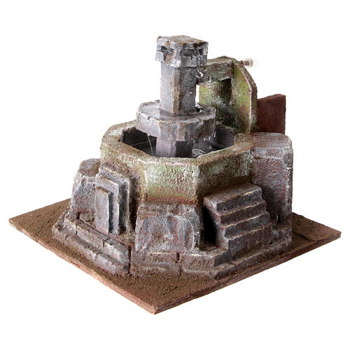 Fountain with water pump for Nativity Scene of 10-12 cm 20x25x25 cm 3