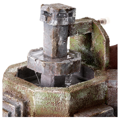 Fountain with water pump for Nativity Scene of 10-12 cm 20x25x25 cm 4