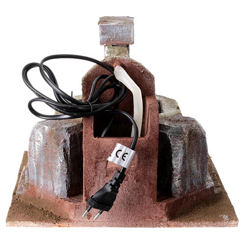 Fountain with water pump for Nativity Scene of 10-12 cm 20x25x25 cm 7