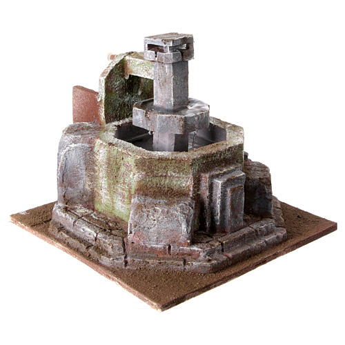 Fountain with water pump for Nativity Scene of 10-12 cm 20x25x25 cm 5