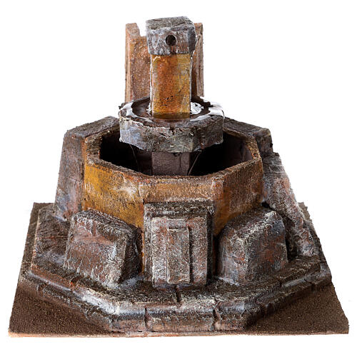 Rustikaler Krippenbrunnen 10-12 cm, 20x25x25 cm 1