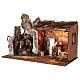 Stable with Holy Family and watermill 55x40x75 cm for Nativity Scene with 16 cm characters s3