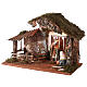 Nativity stable with Holy Family 35x50x25 cm for 16 cm characters s3