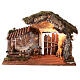 Nativity stable with Holy Family 35x50x25 cm for 16 cm characters s6